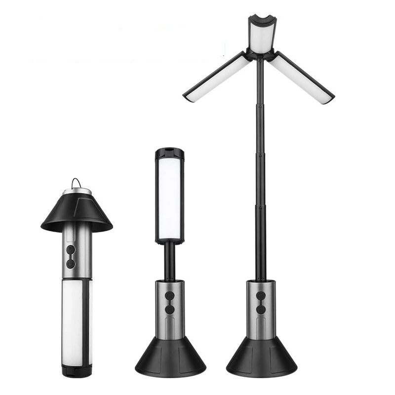 Bikight Folding LED Bright 3 Sided Lamp Telescopic Flashligh Car Repair Working Lights Dimmable Waterproof Outdoor Camping Tent Light (image for) Bikight Folding LED Bright 3 Sided Lamp Telescopic Flashligh Car Repair Working Lights Dimmable Waterproof Outdoor Camping Tent Light